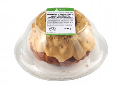 BEZGLUTENOWA Babka Piaskowa Kajmakowa 400 g